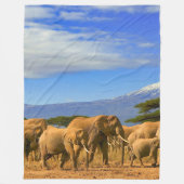 Safari Fleecedecke (Vorderseite)