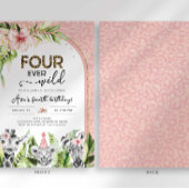 Safari Four Ever Wild Birthday Einladung