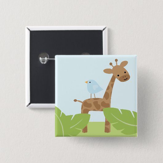 Safari-Freunde Button (Vorne & Hinten)