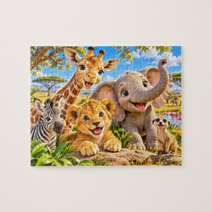 Safari-Freunde Puzzle