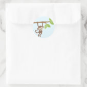 Safari-Freunde Runder Aufkleber (Tasche)