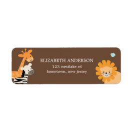 Safari Friends Address Labels