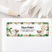 Safari Friends | Babydusche Rücksendeadressen-Aufk (Insitu)