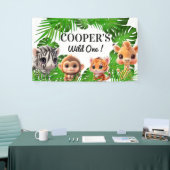 Safari Friends Giraffe zebra Affe Elefant Banner (Messeveranstaltung)
