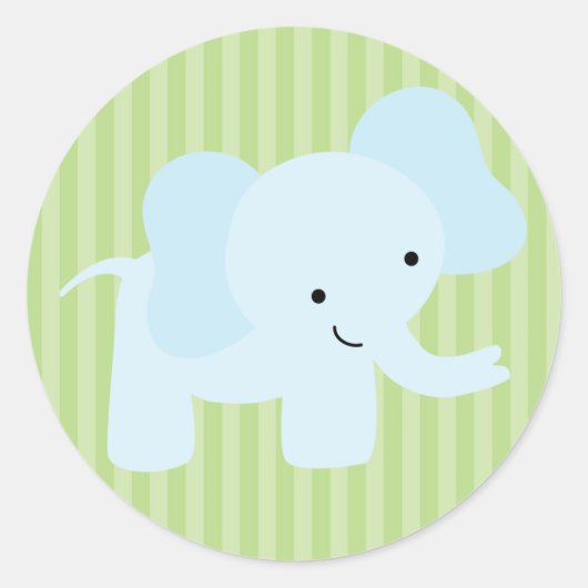 Safari Friends Runder Aufkleber (Vorderseite)