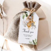 Safari Geburtstag vielen Dank Geschenkanhänger