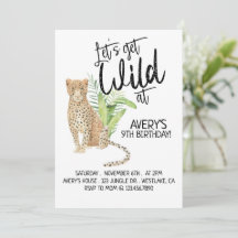 Safari Geburtstag, "Wild, jedes Alter"