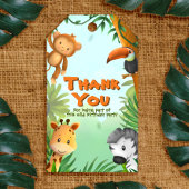 Safari Geburtstags-Geschenketags Geschenkanhänger