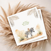 Safari Gender Neutral Baby Shower Serviette