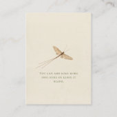 Safari Gender Neutral Diaper Raffle Baby Dusche Begleitkarte (Rückseite)