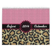 Safari-Gewohnheits-Kalender Kalender (Titelbild)