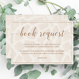 Safari Giraffe Babydusche Reservierungskarte Begleitkarte