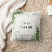 Safari-Giraffe Elephant Baby-Dusche Kissen (Decke)