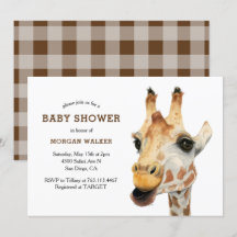 Safari Giraffe Gender Neutral Baby Duwer