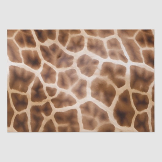 Safari Giraffe Großdruck Seidenpapier (Vorderseite)