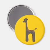 Safari: Giraffe-Magnet Magnet (Vorderseite/Rückseite)