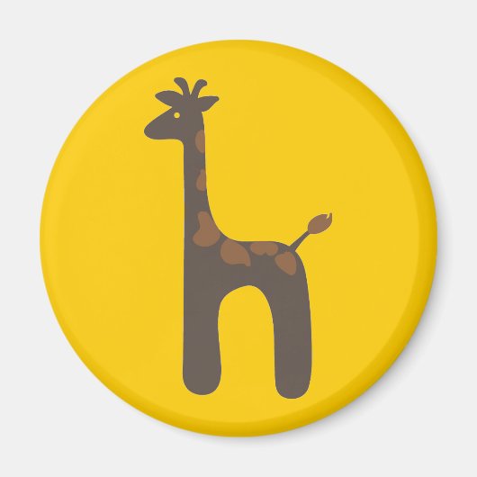 Safari: Giraffe-Magnet Magnet (Vorne)