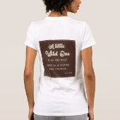 Safari Giraffe Mommy-to-Be Babydusche T-Shirt (Rückseite)