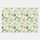 Safari Giraffe Pattern Africa Wildlife Themed Geschenkpapier Set (Vorderseite 3)