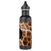 Safari Giraffe Print Edelstahlflasche (Rechts)