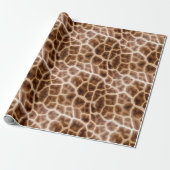Safari Giraffe Print Geschenkpapier (Ungerollt)