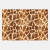 Safari Giraffe Print Geschenkpapier Set (Vorderseite 3)