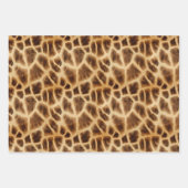 Safari Giraffe Print Geschenkpapier Set (Vorderseite 2)