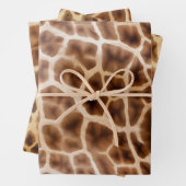 Safari Giraffe Print Geschenkpapier Set (Beispiel)