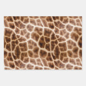 Safari Giraffe Print Geschenkpapier Set (Vorderseite)