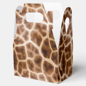 Safari Giraffe Print Geschenkschachtel (Geöffnet)