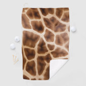 Safari Giraffe Print Golfhandtuch (Insitu)