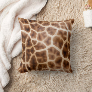 Safari Giraffe Print Kissen