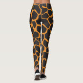 Safari Giraffe Print Leggings (Rückseite)