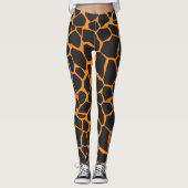 Safari Giraffe Print Leggings (Vorderseite)
