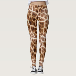 Safari Giraffe Print Leggings