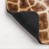 Safari Giraffe Print Mousepad (Ecke)