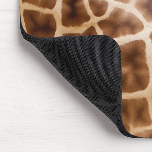 Safari Giraffe Print Mousepad (Ecke)