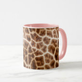 Safari Giraffe Print Tasse (VorderseiteRechts)