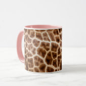 Safari Giraffe Print Tasse (Vorderseite Links)