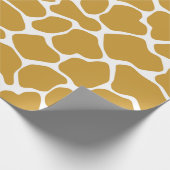 Safari-Giraffe Sudans Brown Geschenkpapier (Ecke)