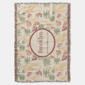 Safari Giraffe & Tropical Blätter Kinderzimmer Decke (Vorderseite Vertikal)