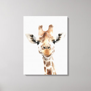 Safari Giraffe Wall Art Leinwanddruck