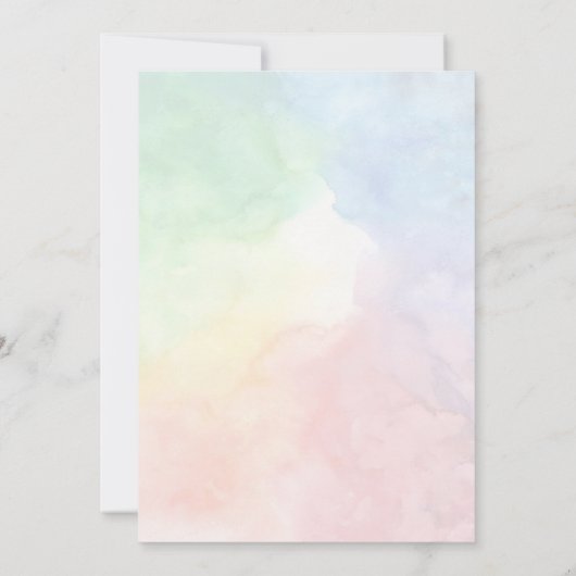 Safari Girl Baby Dusche Party Einladung (Rückseite)