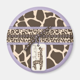 Safari Girl Lavender TY Magnet 2