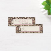 Safari Girl Skinny Geschenktag (Schreibtisch)