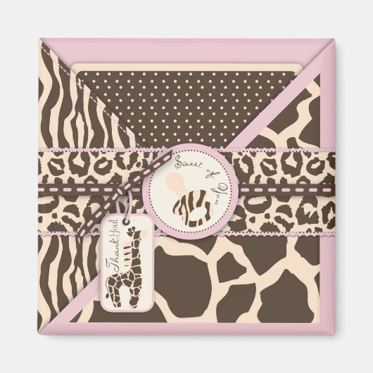 Safari Girl TY Magnet (Vorne)