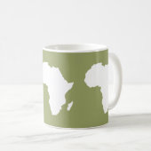 Safari Green Audacious Africa Kaffeetasse (VorderseiteRechts)