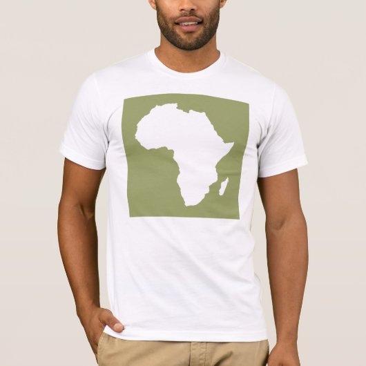 Safari Green Audacious Africa T-Shirt (Vorderseite)
