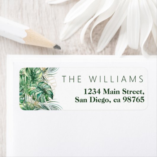 Safari Green & Gold Young Baby Dusche (Insitu)