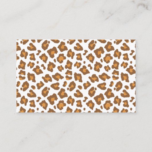 Safari Greenery Baby Shower Book Request Card Visitenkarte (Rückseite)